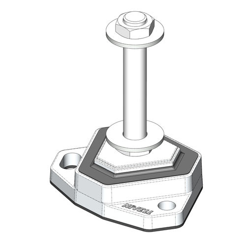 Pied de machine - Silent Delta SDS 90 - NIVELL - en caoutchouc / antivibration / fileté