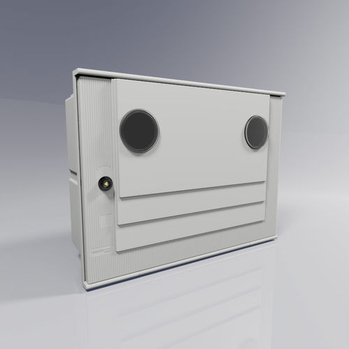 Armoire électrique pour équipement d'électricité - APM-2-2ML-C - SAFYBOX - encastrée / en polyester renforcé fibre de verre / GRP