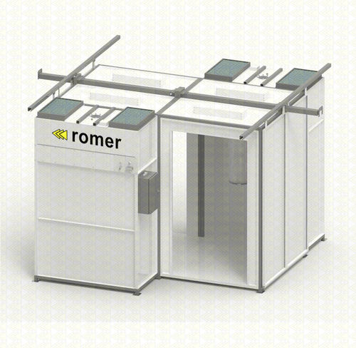 Cabine de peinture à circuit fermé - KP series - ROMER P.P. - pour pièces détachées / automatique / manuelle