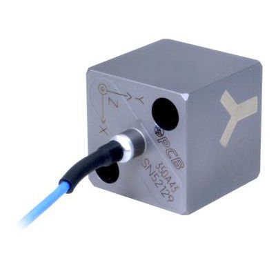 Accéléromètre triaxial - 350A43 - PCB Piezotronics GmbH - piézoélectrique / avec électronique intégrée