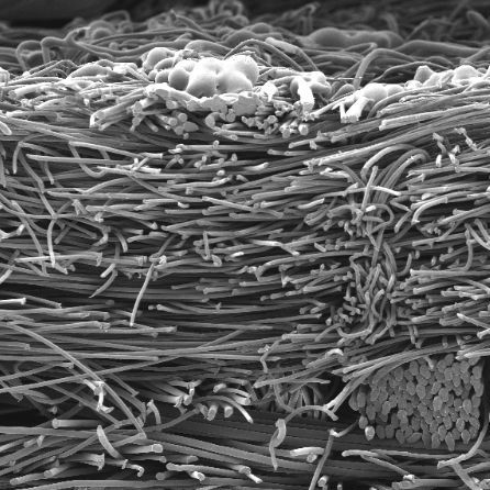 Matériau filtrant en microfibre - MPS® - BWF Envirotec - de poussière