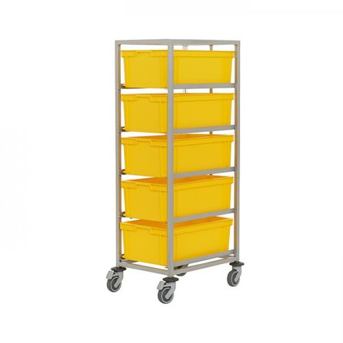Chariot de transport - H2015  - MI Mailbox International GmbH - de stockage / en acier / 5 niveaux