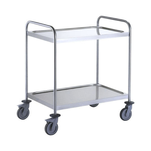 Chariot de transport - C14  - MI Mailbox International GmbH - en acier inoxydable / 2 niveaux / à roulettes