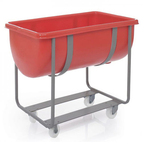 Chariot de transport - H302M  - MI Mailbox International GmbH - en acier inoxydable / porte-bacs / à roulettes