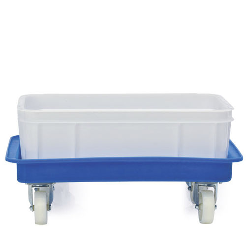 Plateau roulant porte bac - E1104 - MI Mailbox International GmbH - en plastique / pour transport