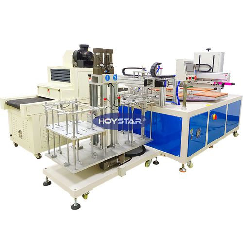 Machine de sérigraphie automatique - GW-PL-A - Dongguan Hoystar Printing Machinery Co.,Ltd - entièrement automatique / pour tapis de découpe / avec écran tactile