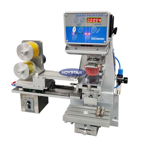 Machine de tampographie à encrier fermé - GW-MINI-C - Dongguan Hoystar Printing Machinery Co.,Ltd - semi-automatique / pour l'industrie du jouet / pour l'industrie électronique