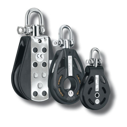 Poulie de levage pivotante - EN13157, 4kN - 22.5kN - Harken Industrial - pour câble / avec manille