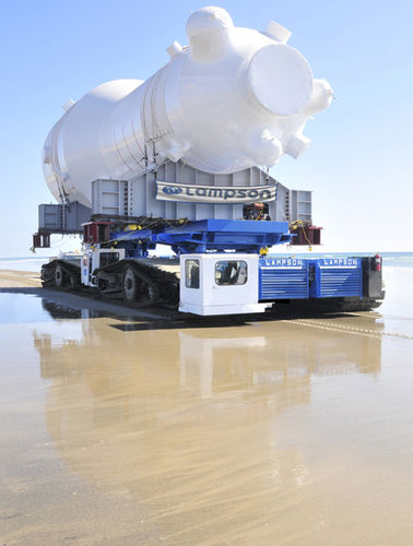 Transporteur à moteur diesel - Lampson crane - à chenilles / pour fortes charges
