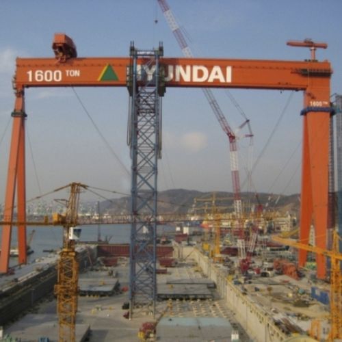 Portique sur rail - SMLT - Sarens Group - monopoutre / pour fortes charges