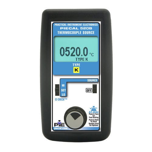 Calibrateur pour thermocouple - PIE 520B - PIE - Pratical Instrument Electronics, Inc - de température / portable / robuste