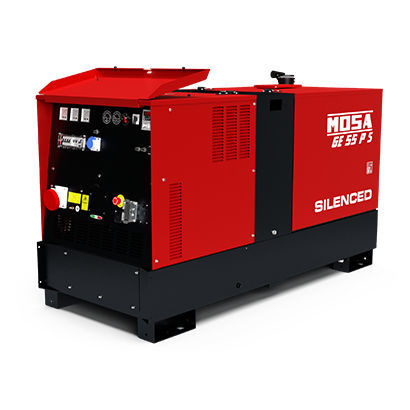 Groupe électrogène diesel - GE 55 PS - MOSA - triphasé / monophasé / stationnaire