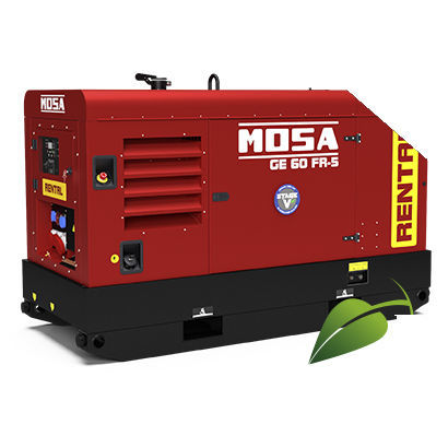 Groupe électrogène diesel - GE 60 FR-5 - MOSA - triphasé / stationnaire / 50 Hz
