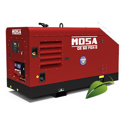 Groupe électrogène diesel - GE 60 FSX-5 - MOSA - triphasé / stationnaire / 50 Hz