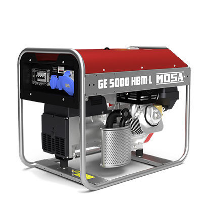 Groupe électrogène monophasé - GE 5000 HBM-L - MOSA - portable / 50 Hz / refroidi par air