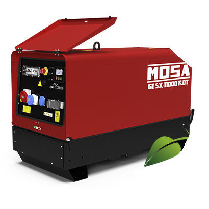 Groupe électrogène diesel - GE SX-11000 KDT - MOSA - triphasé / monophasé / portable