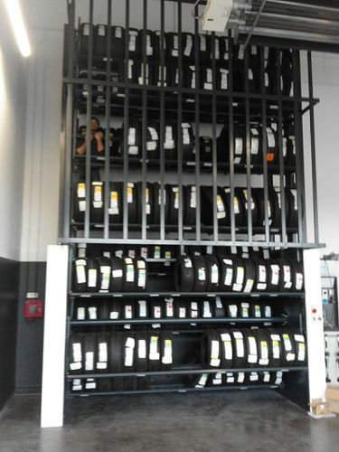 Stockeur rotatif vertical - SYSTEO INDUSTRIE S.A.S - pour pneus / pour boîtier / crémaillère