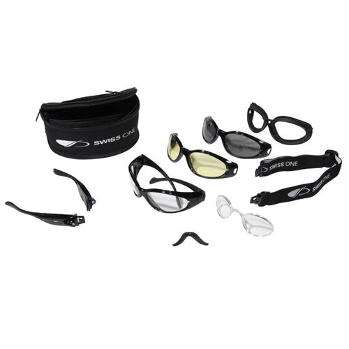 Lunettes de protection UV - MATRIX™  - SWISS ONE SAFETY SA - en polycarbonate / avec traitement antirayures / avec traitement antibuée