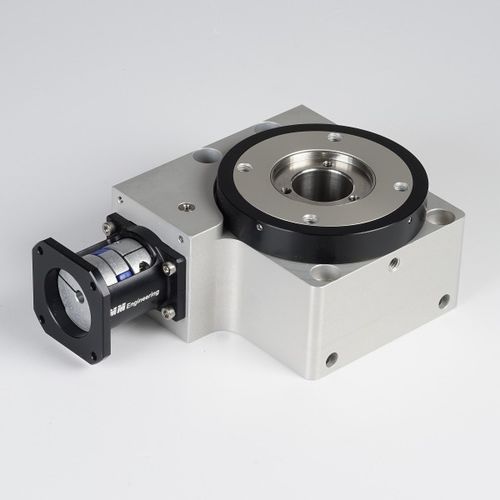 Table rotative avec moteur pas à pas - MDT36012-HP-i10-AK-B - MM Engineering GmbH - horizontale