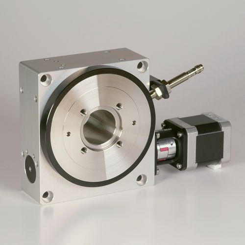 Table rotative avec moteur pas à pas - MDT360110-SG-I40-AK-B - MM Engineering GmbH - horizontale / verticale / inclinable