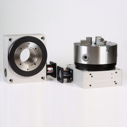 Table rotative avec moteur pas à pas - MDT360150-SG-I48-AK - MM Engineering GmbH - horizontale / verticale / basculante