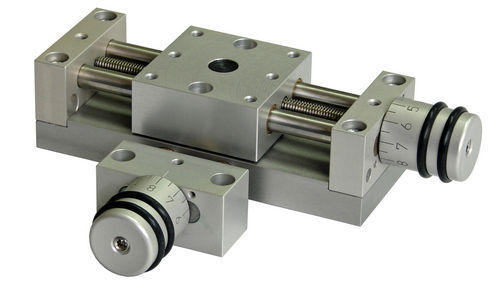 Table de positionnement linéaire - KT1104-L-PT2304-SKL - MM Engineering GmbH - manuelle / 2 axes