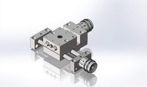 Table de positionnement linéaire - KT7312-KR-PT2512 - MM Engineering GmbH - manuelle / 2 axes