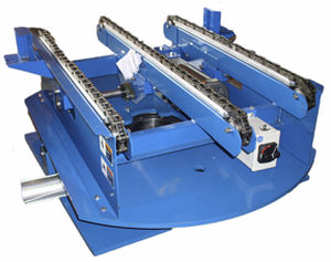 Table tournante manuelle - PP90 - LEWCO, Inc. - horizontale / pour convoyeur