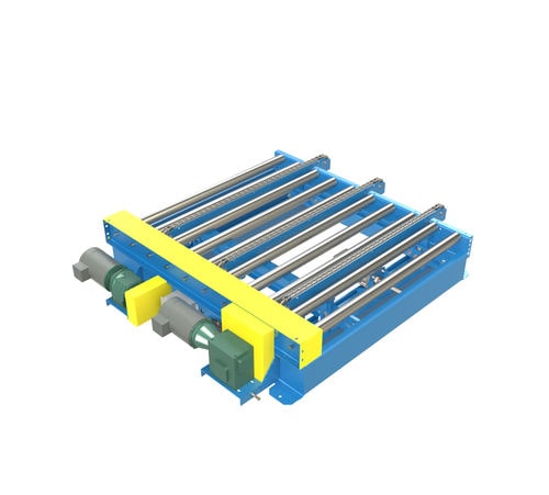 Chaîne de transfert en acier - T04C25 - LEWCO, Inc. - à rouleaux / avec galets de glissement / de palettes