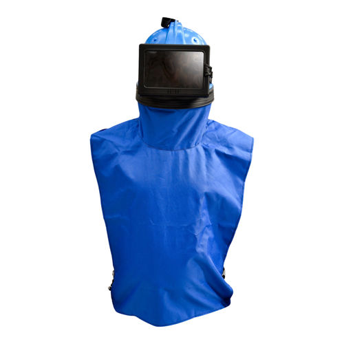 Casque de sableur - Spartan  - C.B. SABBIATRICI S.R.L. - en plastique / avec visière / filtrant