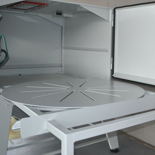 Table rotative manuelle - C.B. SABBIATRICI S.R.L. - horizontale / pour machine-outil
