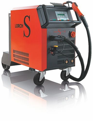Poste à souder MIG-MAG - S8 - Lorch Schweißtechnik GmbH - triphasé / DC pulsé / avec écran intégré