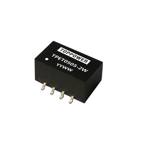 Module convertisseur DC/DC SMD - TPET-2W series - Guangzhou Top Power Electronics Technology Co.,Ltd - encapsulé / non régulé / pour applications télécom