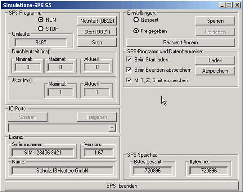 Logiciel de simulation - S5-Simulation-PLC - IBH Softec - de test / de communication / d'émulation
