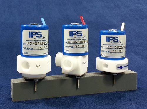 Électrovanne subminiature - S13W3A1B series - International Polymer Solutions Inc. - 3 voies / NF / NO