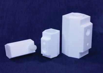 Vanne à commande pneumatique - TP series - International Polymer Solutions Inc. - pour produits chimiques / en PTFE / 3 voies