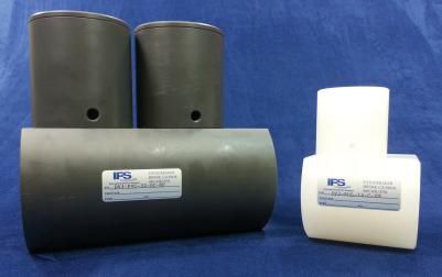 Vanne à commande pneumatique - DVx-POL series - International Polymer Solutions Inc. - de vidange / en polypropylène / 3 voies