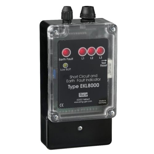Indicateur de court-circuit - EKL8000 series - Elektro Mechanik - de défaut de masse / à LED / pour montage sur panneau