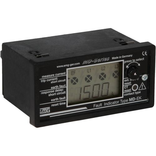 Indicateur de court-circuit - MD series  - Elektro Mechanik - de défaut de masse / numérique / pour montage sur panneau