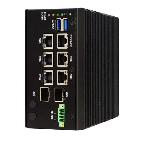 Firewall industriel - SCB-6012A - AEWIN Technologies Co., Ltd. - sur rail DIN