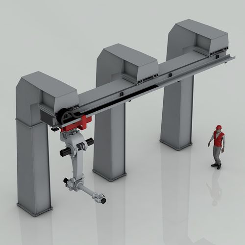 Axe linéaire à pignon et crémaillère - Lucas - électrique / pour robots / haute performance