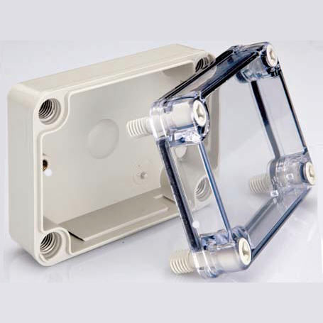 Boîtier pour montage sur panneau - Switch Box series - Hugro Armaturen GmbH - rectangulaire / en polycarbonate / pour interrupteur