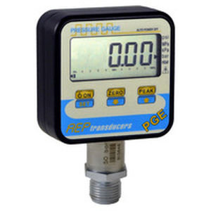 Manomètre avec afficheur LCD - PGE series  - AEP transducers - fileté / électronique / économique
