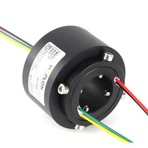 Collecteur tournant électrique - MT2042 Series - MOFLON - avec alésage / compact / standard