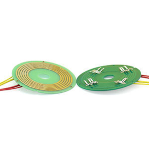 Collecteur tournant type pancake - MPCB012 Series - MOFLON - en or / en cuivre / en plomb