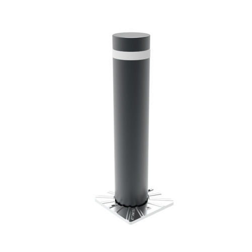 Borne escamotable semi-automatique - SA14-70 - La Barrière Automatique - pneumatique / en acier / pour zones piétonnes