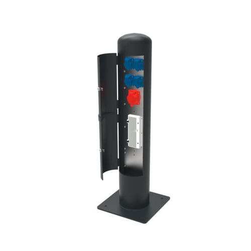 Borne de distribution sur pied - EDF 16 - La Barrière Automatique
