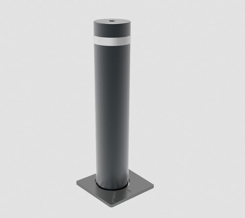 Borne escamotable manuelle - M14-70 - La Barrière Automatique - en acier / pour zones piétonnes