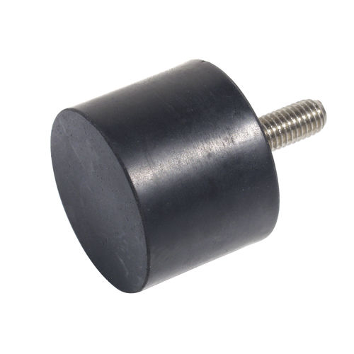 Support antivibratoire cylindrique - AF460 - Berardi Bullonerie srl - en acier zingué / en caoutchouc