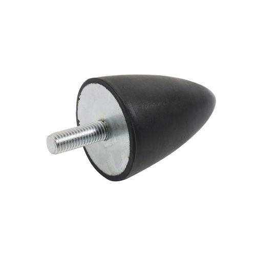 Support antivibratoire conique - AF760 - Berardi Bullonerie srl - en acier zingué / en caoutchouc